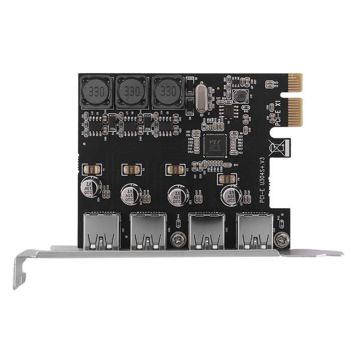 4 Port Usb 3.0 Pci Express Expansion Card Pcie Pci-e Host Controller