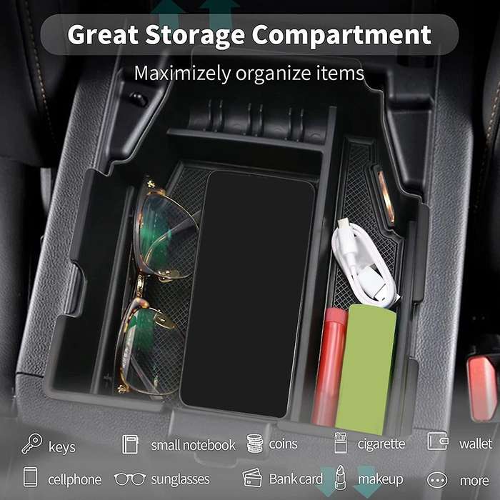 Car Central Console Armrest Storage Box for Chevrolet Traverse 18-21