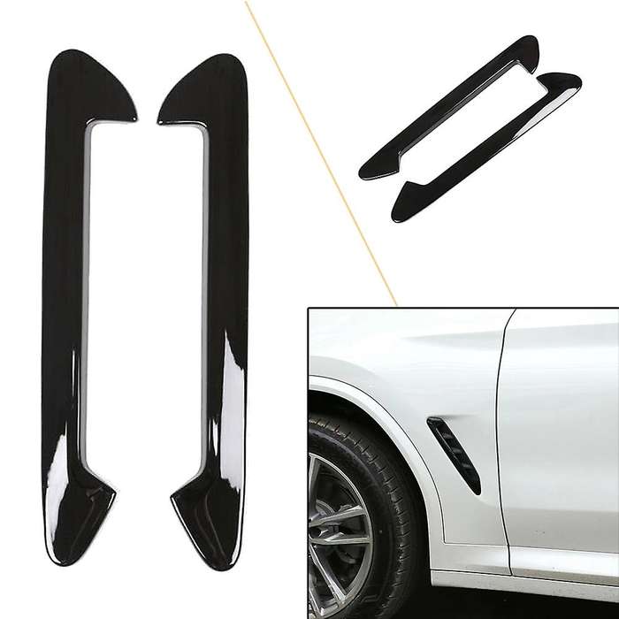 For-bmw X3 2018-2022 Side Fender Side Vent Cover Trim Siver Black