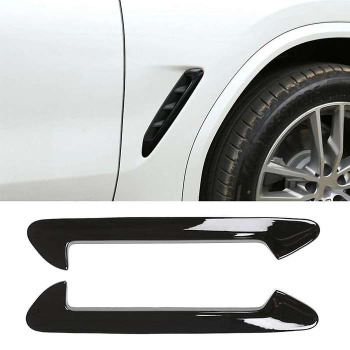 For-bmw X3 2018-2022 Side Fender Side Vent Cover Trim Siver Black