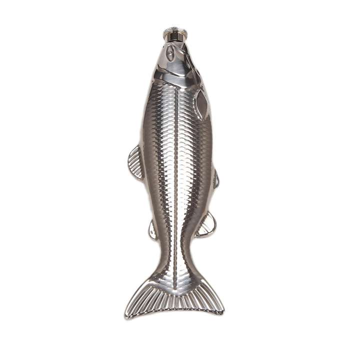 1 Set Fish-shape 5oz Bottle Mini Pocket Flask Drinkware for Outdoor