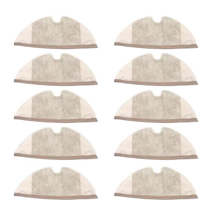 10 Pack Replacement Full Microfiber Mopping Pads Cloth Rags