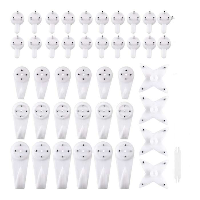 105 Pack Picture Hangers Clock Wedding Photos Hanging Hardware Kit