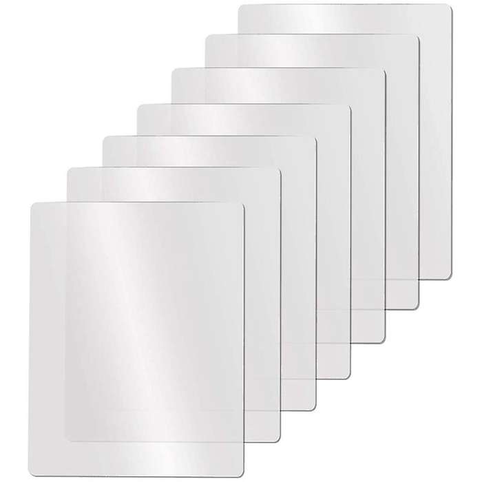 Clear Flexible Plastic Cutting Board Mats,17.5 X 12 Inches,set Of 7