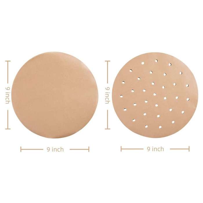 Air Fryer Parchment Paper, 9 Inch Air Fryer Liners, 200pcs