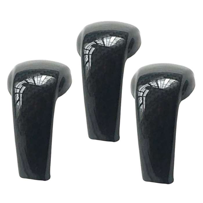 3x Carbon Fiber Gear Shift Knob Cover Trim for Mazda 2 3 6 Cx-3 Cx-5
