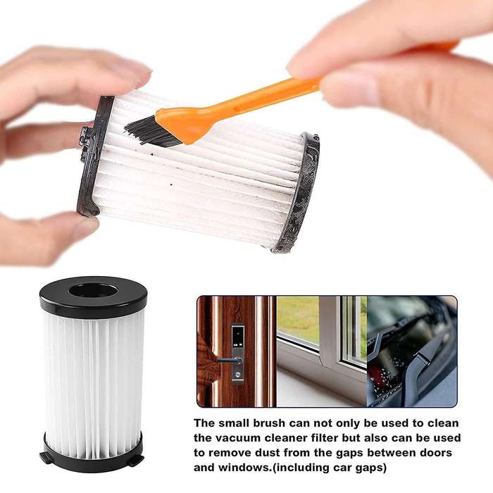 Filters for Moosoo D600 Includes 8 Filters + 8 Foam Filters