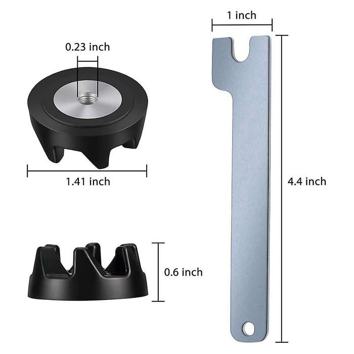 6 Packs 9704230 Blender Coupler Blender Coupling Replacment Parts