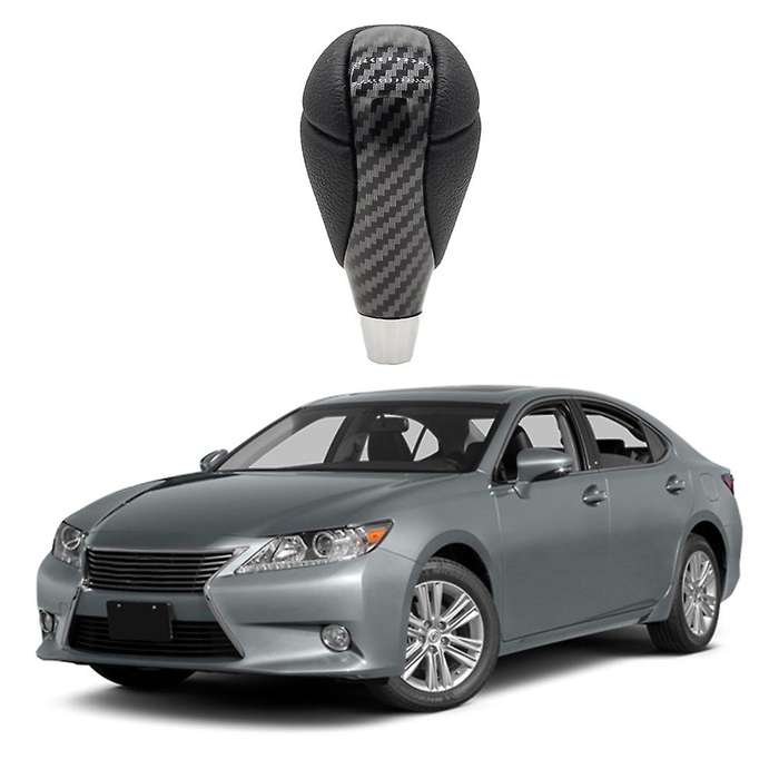 Automatic Gear Stick Knob Shifter Head for Lexus Toyota Carbon Fiber
