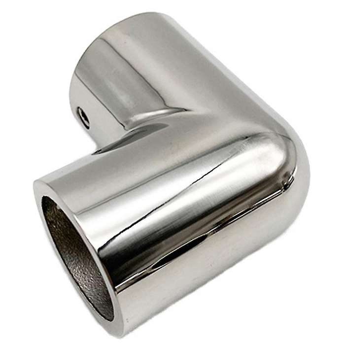 Stainless Steel Marine Boat Yacht Hand Rail Fitting 90 Elbow,25mm