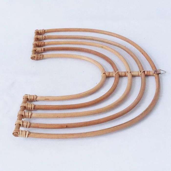 Rattan Rainbow Nursery Decor Baby Room Wall Decor for Baby Girl-b
