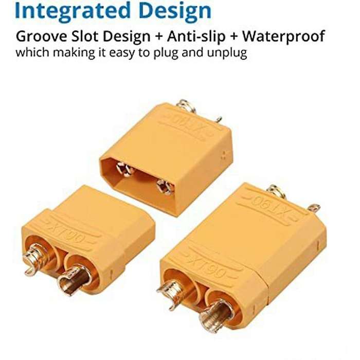 10 Pair Xt90 Xt90h Battery Connector Set Banana Plug for Lipo Battery