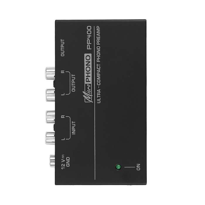 Ultra-compact Phono Preamp with Rca 1/4inch Trs Interfaces (eu Plug)