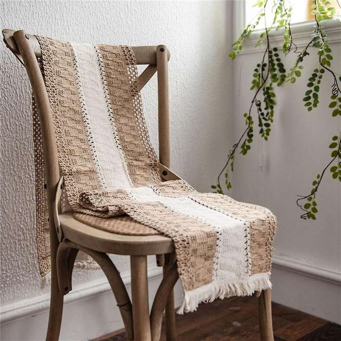 11.8x70inch Nordic Tablecloth Household Decor(white)