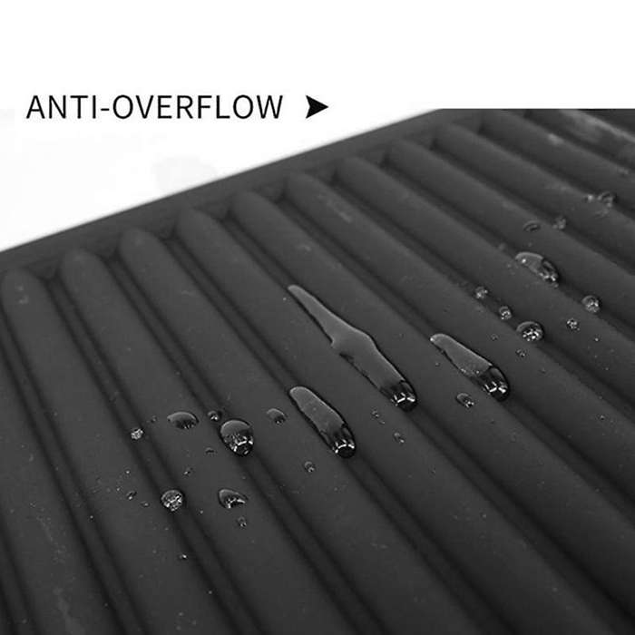 Black Silicone Insulation Mat Anti-skid Anti-scalding Pad