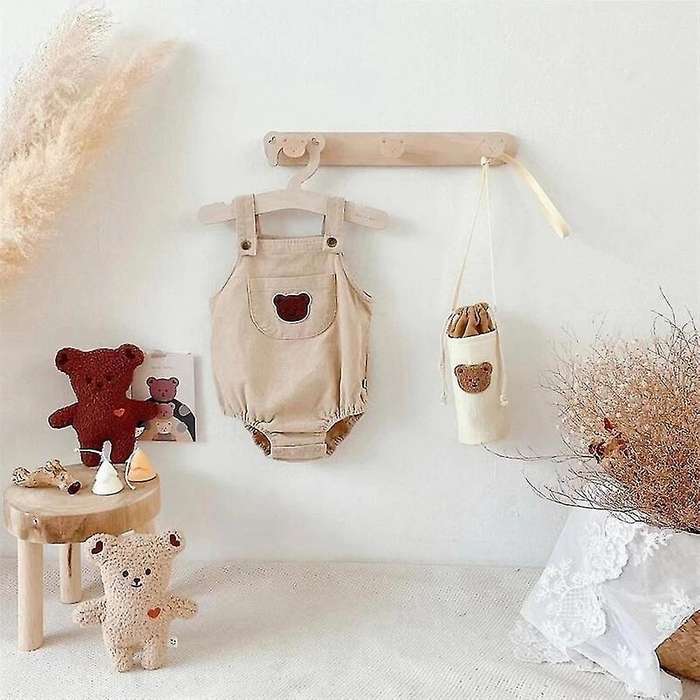 Wooden Hanger for Baby Clothes Natural Wood Hanger for Kids, 10 Pcs