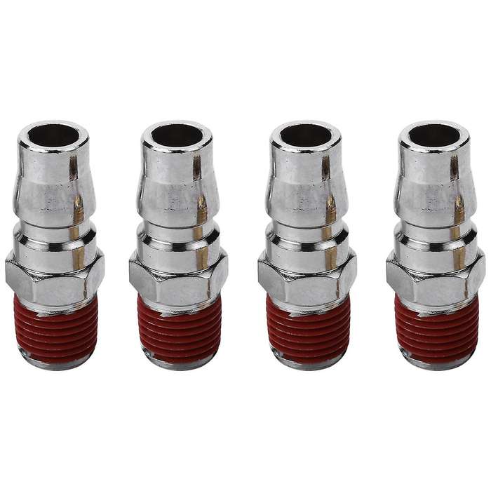 10pcs 1/4 Inch Bsp Air Line Hose Compressor Fitting Connector