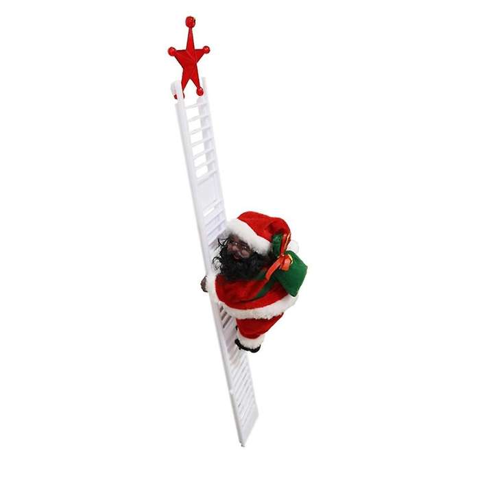 Christmas Climbing Santa Claus Electric Climb Ladder Christmas Tree C
