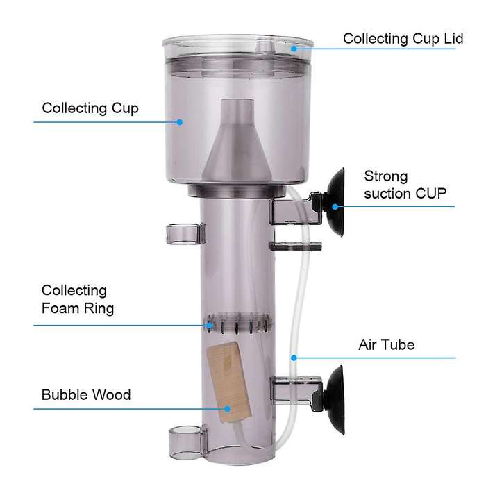 Fish Tank Protein Skimmer Aquarium Filter for Small Coral Aquariums