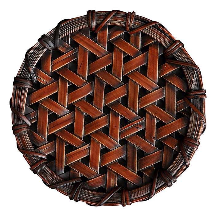 Handmade Bamboo Woven Bamboo Pot Mat Seiko Purple Sand Pot Holder