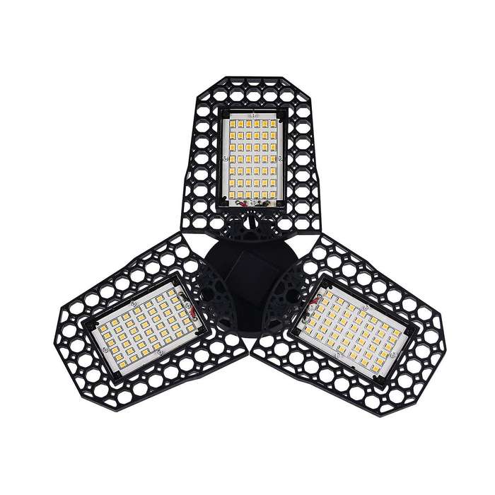Led Garage Lamp 60w Deformable Light for Workshop Lamp(warm White)