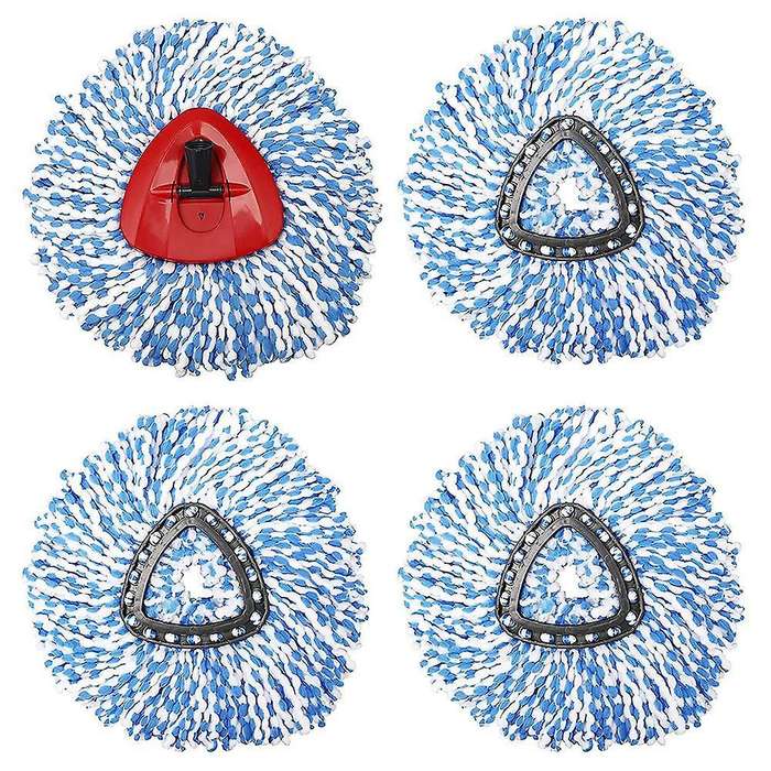 Mop Cloths Pads for O-cedar Easywring Spin Mop and Spin Mop Base