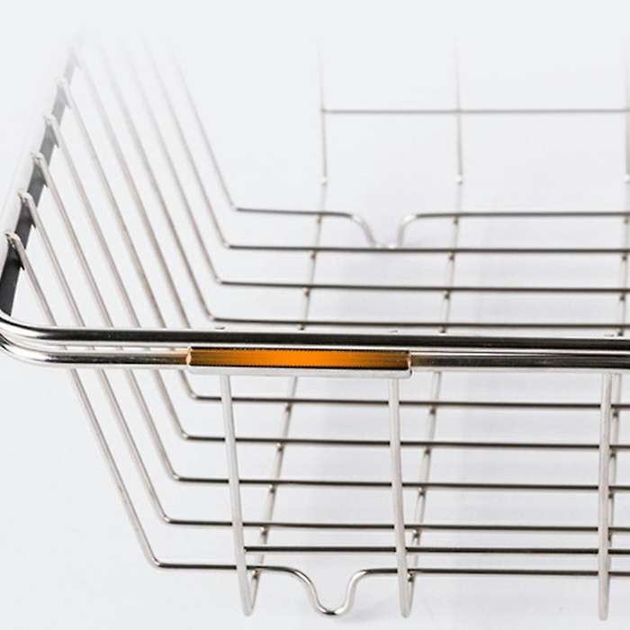 Expandable Dish Drying Rack,stainless Steel In Sink Or On Counter