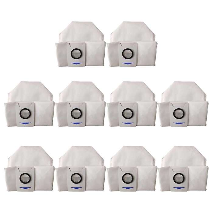 10pcs for Ecovacs Deebot X1 Omni Turbo Robot Vacuum Cleaner Dust Bags