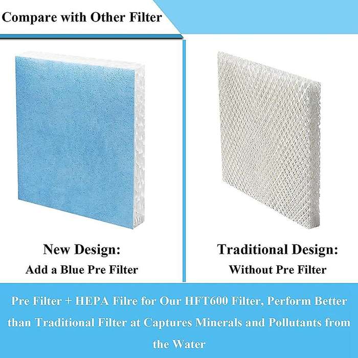 4pcs Humidifier Wicking Filters T Compatible for Honeywell Tev615