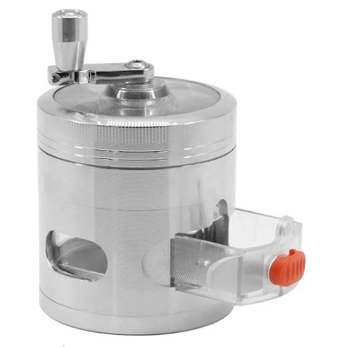 Manual Coffee Grinder Vanilla Spice Grinder Hand Crank Grinder Silver