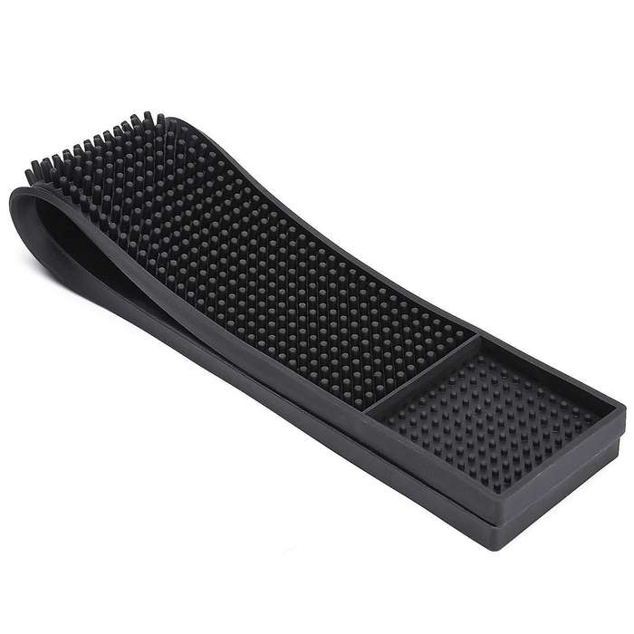 2-piece Rubber Bar Mat,non-slip Bar Service Overlap Mat Bar Table Mat
