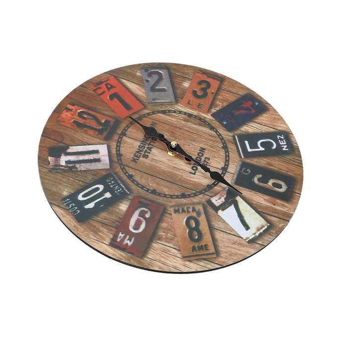 Wood European Old Time Classic Retro Wall Clock Fashion Decoration