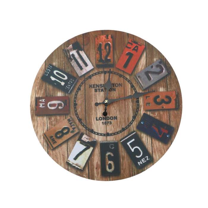 Wood European Old Time Classic Retro Wall Clock Fashion Decoration