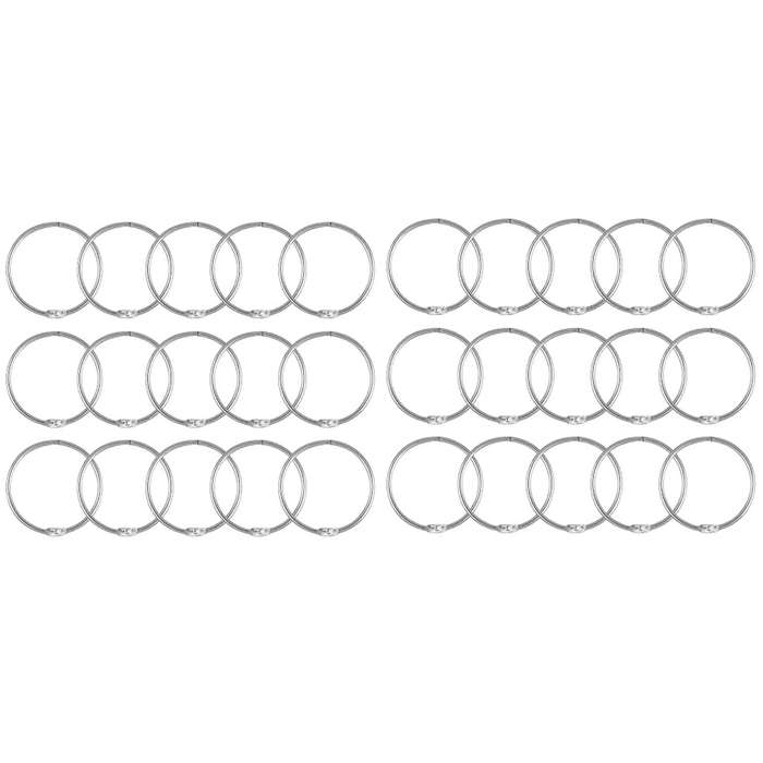 30 Pieces Of Shower Curtain Ring 5cm Stainless Steel Metal Hook
