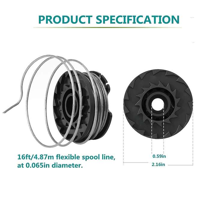 Strimmer Spool Replacement for Bosch, 8pcs String Trimmer Spool