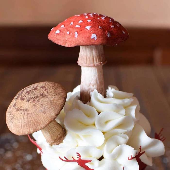 Mushrooms Mold Cake Silicone Mould Chocolate Baking Tool for Cake