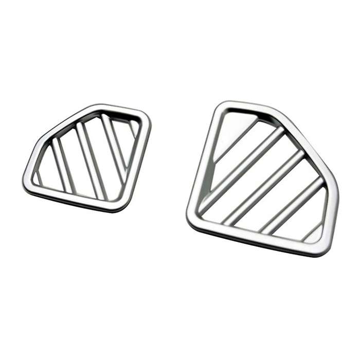 Silver Dashboard Side Air Vent Trim for Daihatsu Atrai Hijet 2022 Rhd