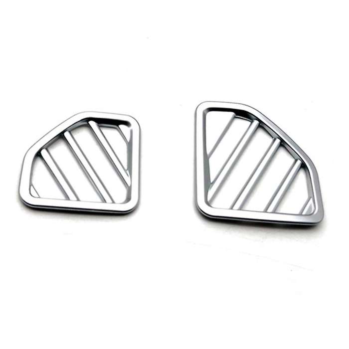 Silver Dashboard Side Air Vent Trim for Daihatsu Atrai Hijet 2022 Rhd