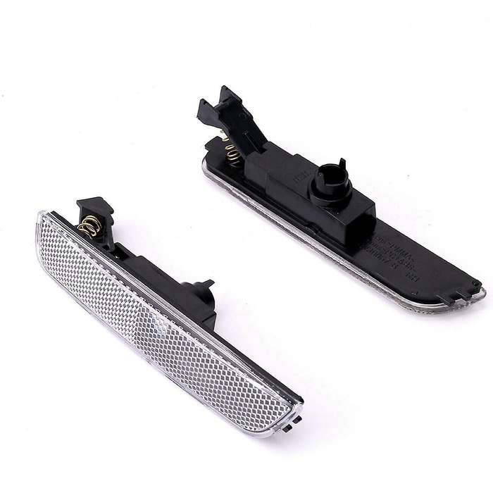 1 Pair Driver Passenger Side Marker Lamp for Passat 2001-2005 White