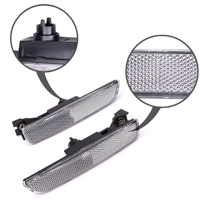 1 Pair Driver Passenger Side Marker Lamp for Passat 2001-2005 White