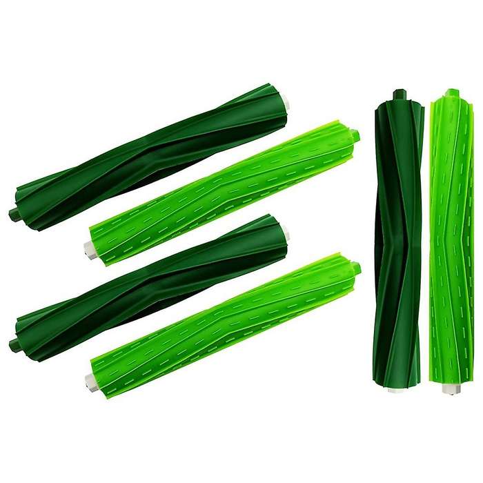 3 Set Multi-surface Rubber Brush Rollers for Irobot Roomba I&e Series