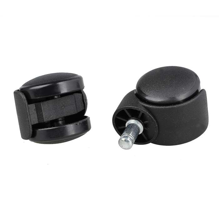 5 X Replacement Office Computer Chair Stem Swivel Castors Casters Wheels Black