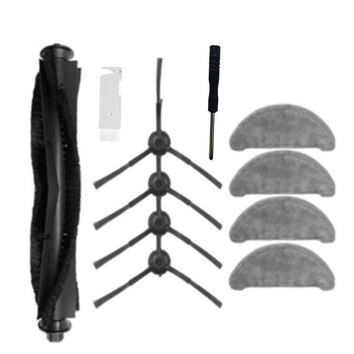 For Xiaomi Roidmi Eve Plus Vacuum Cleaner Side Brush Main Mop Pro Rag