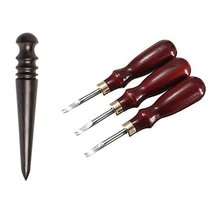 Wooden Leather Burnisher Tool for Burnishing Of Various Leather
