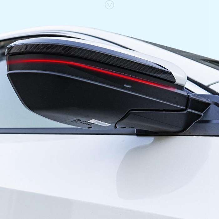 Rearview Mirror Trim for Honda 10th Gen Civic 2016-2020, Silver