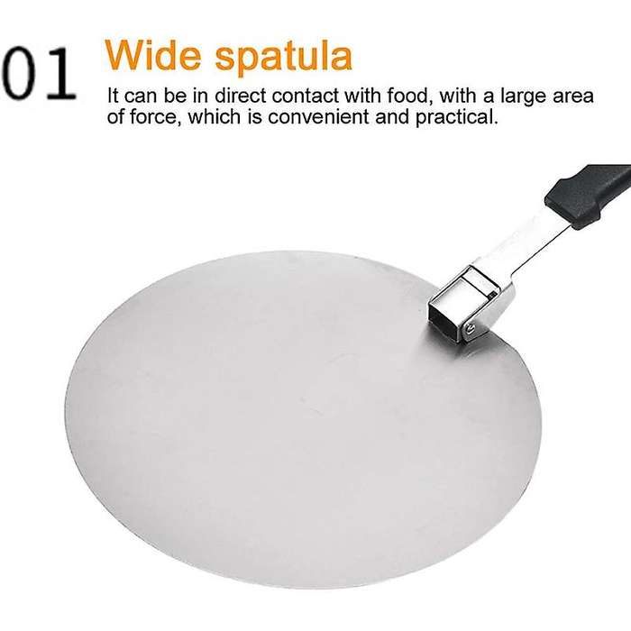 Stainless Steel Pizza Peel with 10inch Paddle for Pizza and Bread