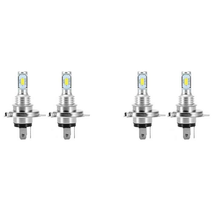 2 X H4 9003 Hb2 6000k Super White Csp Led Headlight Bulb Kit