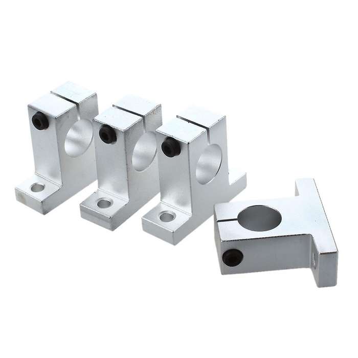4pcs 20mm Aluminium Shaft Support Pillow Block