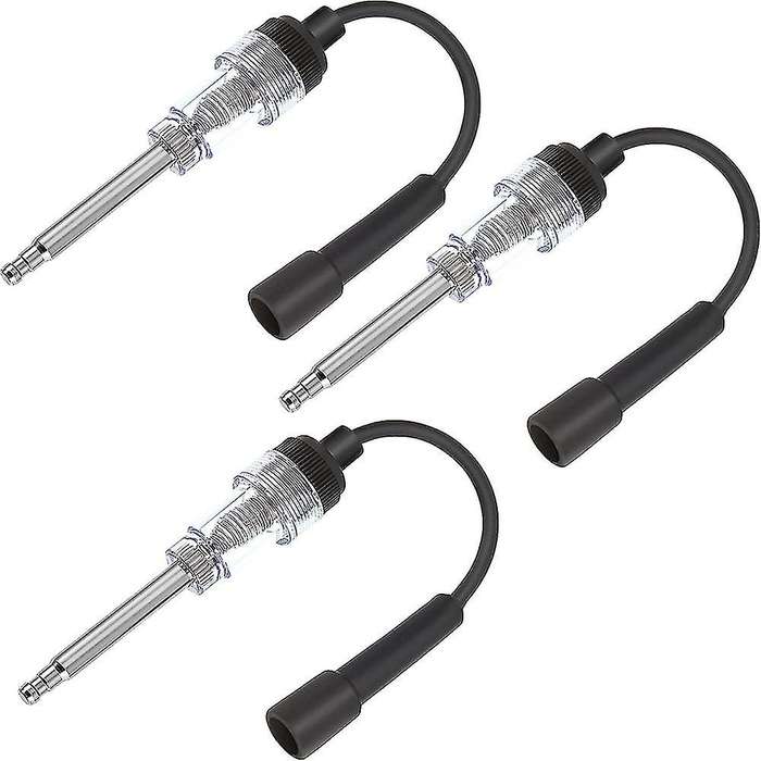 3 Pack Spark Plug Tester Engine Ignition Tester Straight Boot