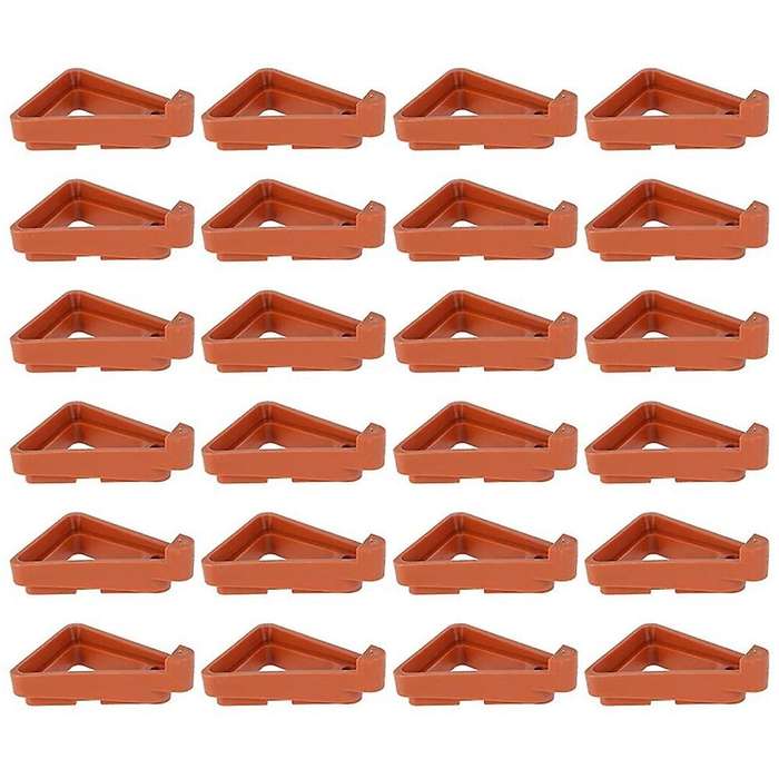 Flower/plant Pot Feet, 24pc Invisible Flower Pot Risers Feet